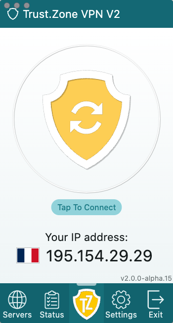 Trust.Zone VPN V2 Client for macOS